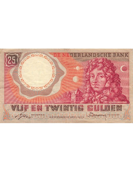 Pays-Bas Astronomie 25 gulden 1955