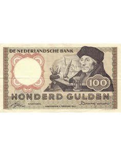 Pays-Bas Erasmus 100 gulden 1953