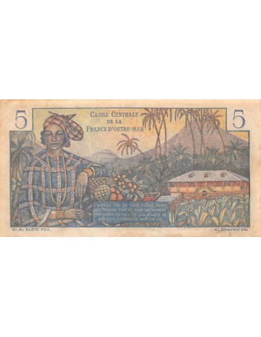 Etats de l'Afrique Equatoriale Louis Antoine Bougainville Bougainville 5 francs 1947