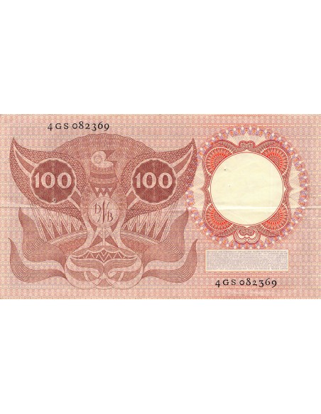 Pays-Bas Erasmus 100 gulden 1953