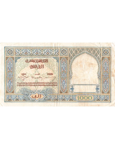 Maroc 1000 francs 1950