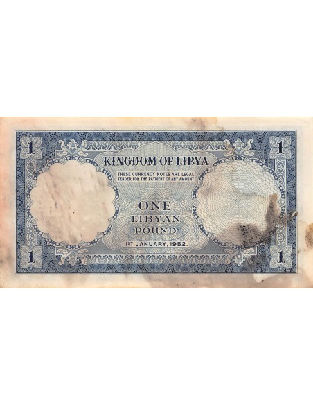 Libye 1 pound 1952