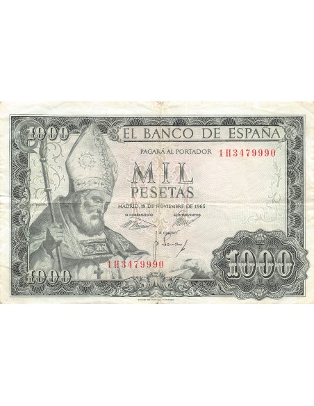 Espagne 1000 pesetas 1965