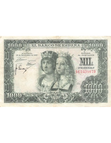 Espagne 1000 pesetas 1957