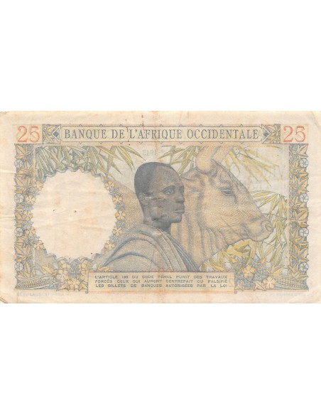 B A O 25 francs 1943