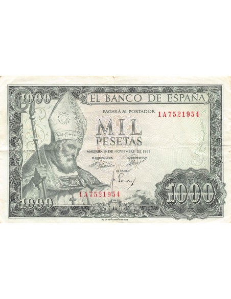 Espagne 1000 pesetas 1965