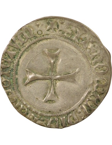 Duché de Bretagne François II de Bretagne A la Targe 1 blanc Billon 1458-1488 T Nantes