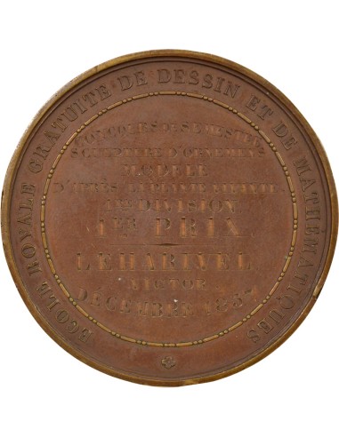 Le Harivel 1 médaille Bronze 1837 T Nantes