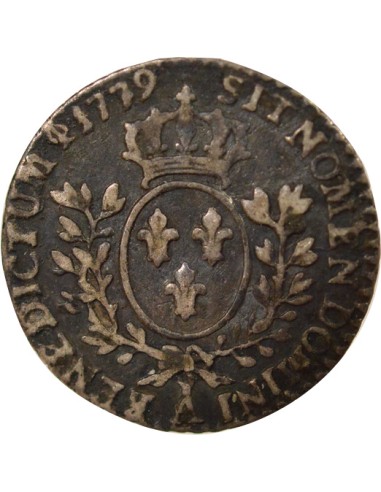Louis XVI Au nom de Louis XV 1/20 ecu Argent 1779 A - Paris
