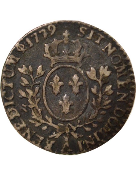 Louis XVI Au nom de Louis XV 1/20 ecu Argent 1779 A - Paris