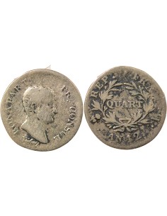 Louis-Philippe Ier 1/4 franc Argent An 12 L Bayonne
