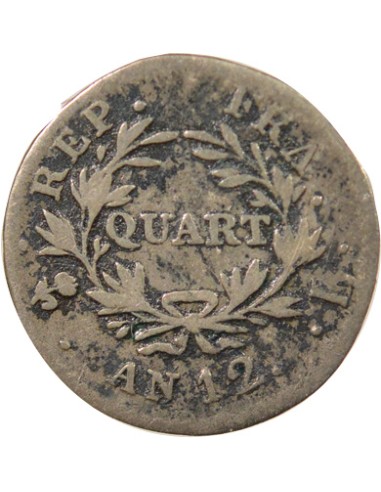 Louis-Philippe Ier 1/4 franc Argent An 12 L Bayonne