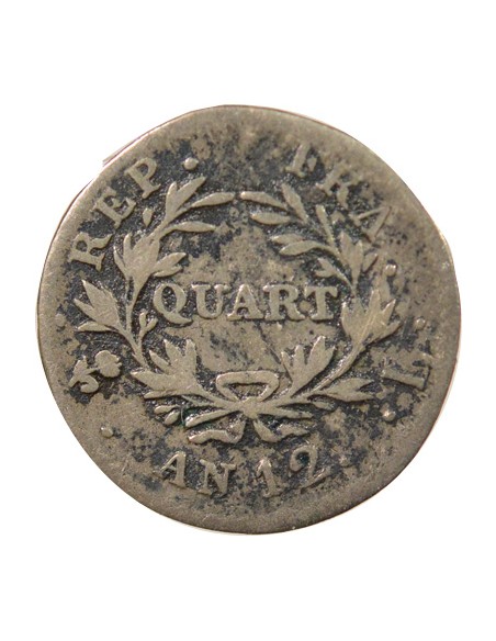 Louis-Philippe Ier 1/4 franc Argent An 12 L Bayonne