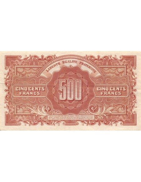 500 francs 1945