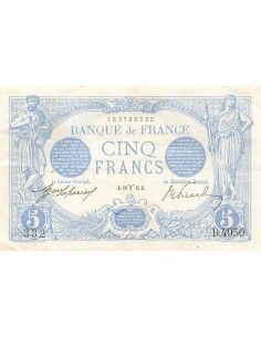5 francs 1915