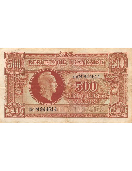 500 francs 1945