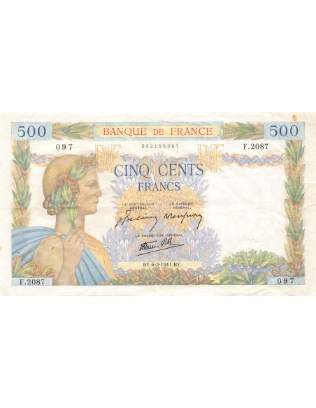 500 francs 1941