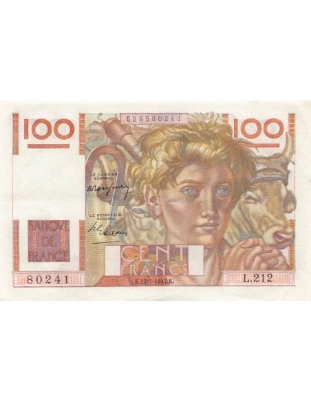 100 francs 1947