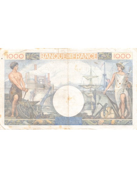 1000 Francs Commerce et Industrie 1000 francs 1940