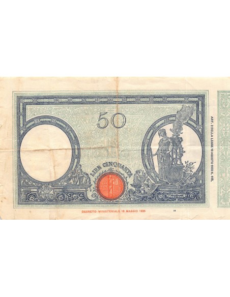 Italie 50 lires 1935