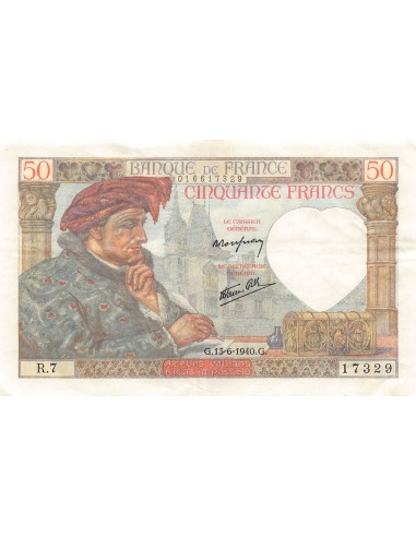 50 Francs Jacques Coeur 50 francs 1946