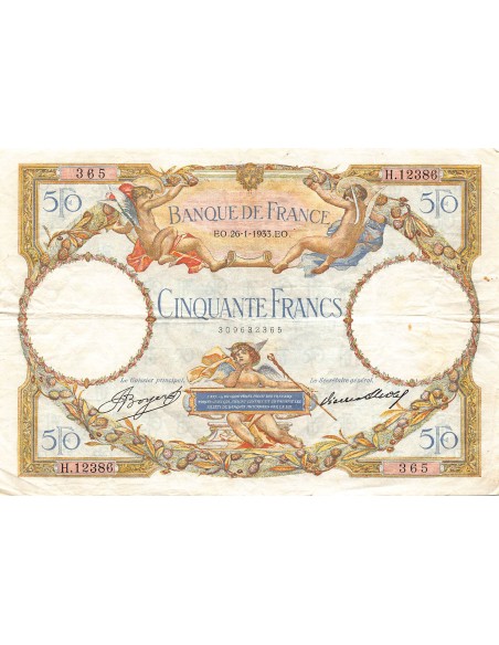 50 Francs Merson 50 francs 1933
