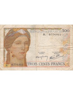 300 Francs Cérès et Mercure 300 francs 1939