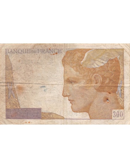 300 Francs Cérès et Mercure 300 francs 1939