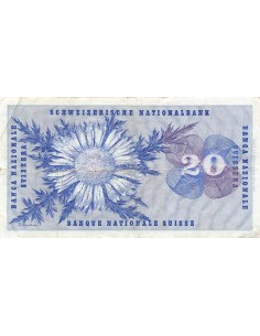 Suisse 20 francs 1973 2