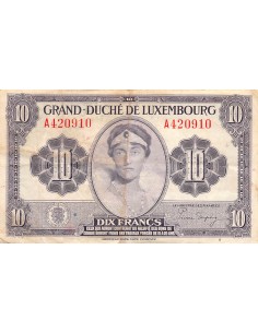 Luxembourg 10 francs 1944