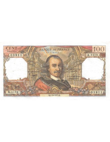 100 francs 1977