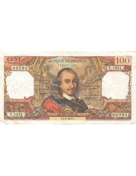 100 francs 1976