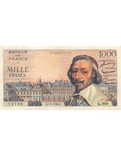 1000 Francs Richelieu 1000 francs 1956
