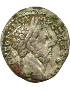 Rome Empire Marc Aurèle Mars debout 1 denier Argent 172 R Rome 2