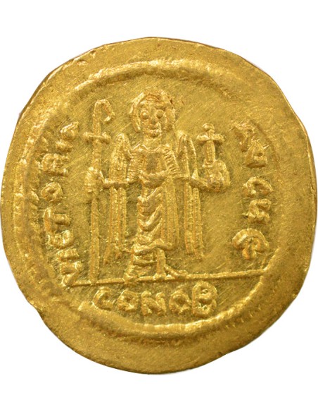 Empire Byzantin Phocas Classe IIIa 1 solidus Or 603-607 Constantinople