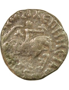 Royaume Indo-Scythe Azès II 1 tetradrachme Billon 35 BC- 5 Taxila 2
