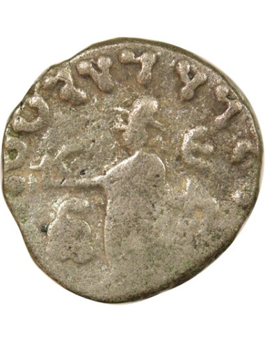 Royaume Indo-Scythe Azès II 1 tetradrachme Billon 35 BC- 5 Taxila