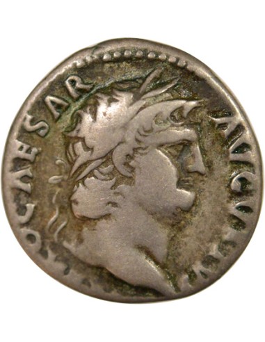 Rome Empire Néron Jupiter Assis 1 denier Argent 66-67 R Rome