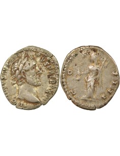 Rome Empire Antonin le Pieux Vesta Debout 1 denier Argent 152-153 R Rome