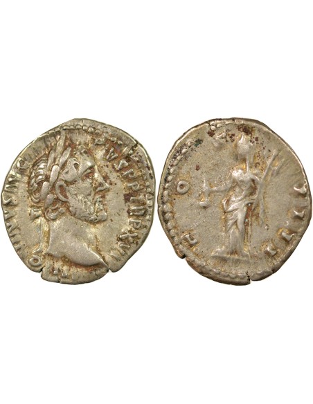 Rome Empire Antonin le Pieux Vesta Debout 1 denier Argent 152-153 R Rome