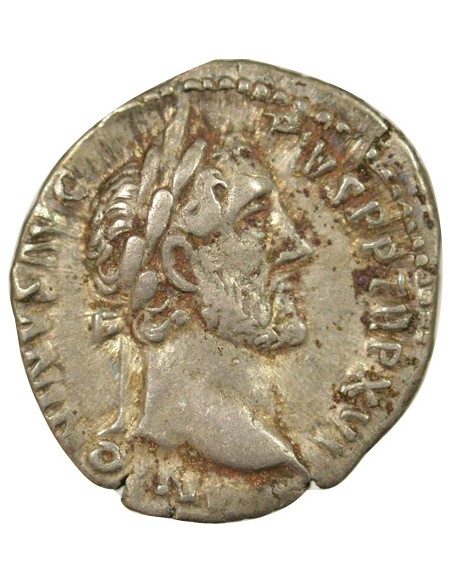Rome Empire Antonin le Pieux Vesta Debout 1 denier Argent 152-153 R Rome