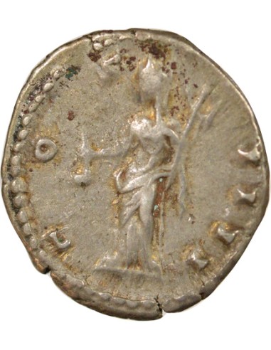 Rome Empire Antonin le Pieux Vesta Debout 1 denier Argent 152-153 R Rome