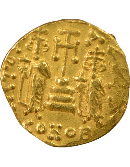 Empire Byzantin Constantin IV Classe 3a 1 solidus Or 674-681 Constantinople