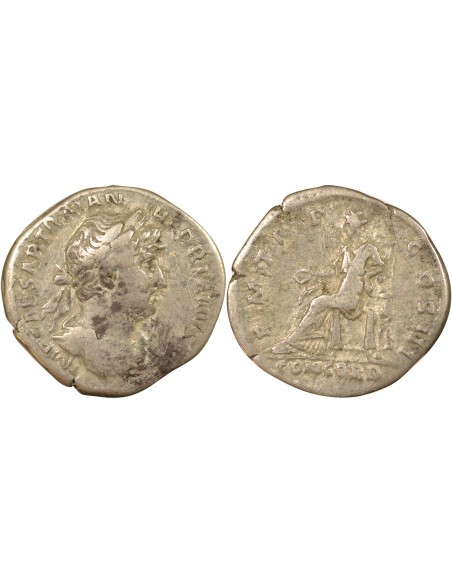 Rome Empire Hadrien Concordia Assise 1 denier Argent 119-122 R Rome