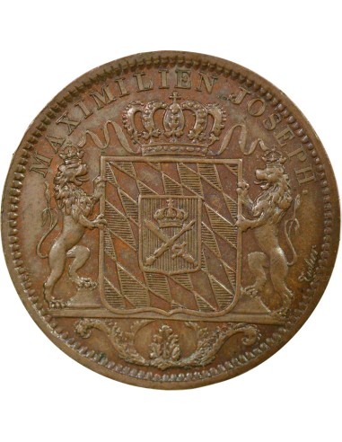 Maximilien I de Bavière Monnaie de Visite 1 jeton Bronze 1810 A Paris