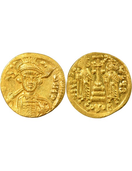 Empire Byzantin Constantin IV Classe 3a 1 solidus Or 674-681 Constantinople