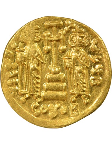 Empire Byzantin Constantin IV Classe 3a 1 solidus Or 674-681 Constantinople