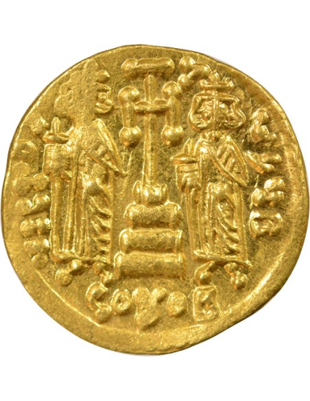 Empire Byzantin Constantin IV Classe 3a 1 solidus Or 674-681 Constantinople