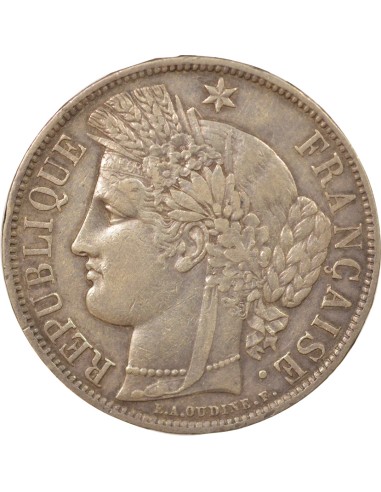 Sans Légende 5 francs Argent 1870 A - Paris