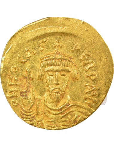 Empire Byzantin Phocas Classe IIIa 1 solidus Or 603-607 Constantinople